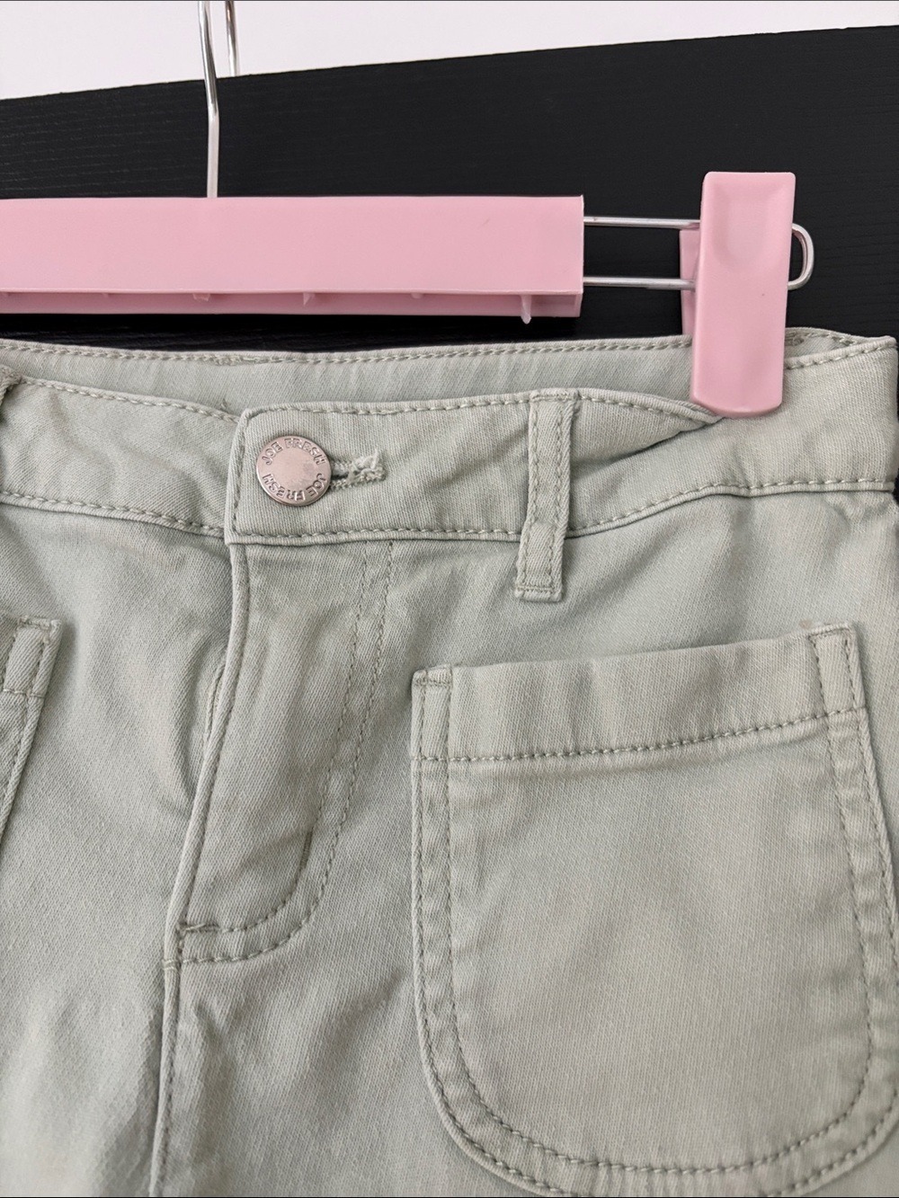 Joe Fresh Light Green Kids Jeans - Picture 2 of 5